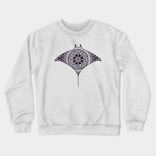 Manta Ray Crewneck Sweatshirt by calenbundalas